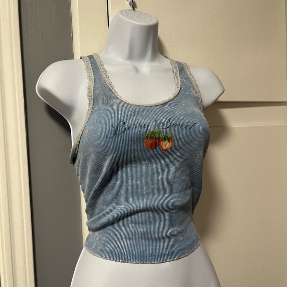 FULL TILT Berry Sweet Womens Tank Top - Picture 8 of 12